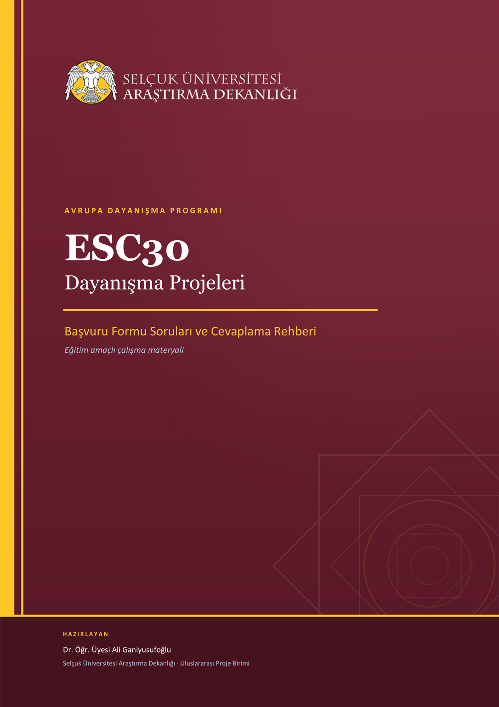 ESC30 Proje Yazma Rehberi