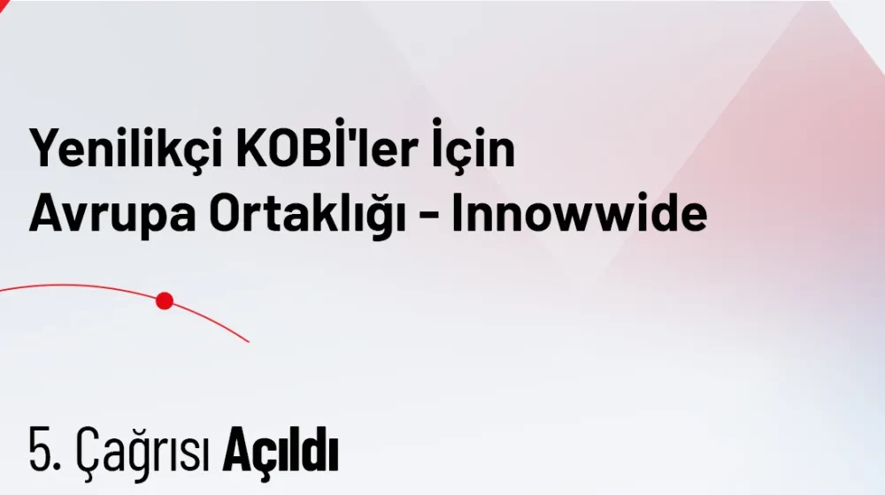 Yenilikçi KOBİ'ler İçin Avrupa Ortaklığı (Innowwide) 5. Çağrısı Açıldı