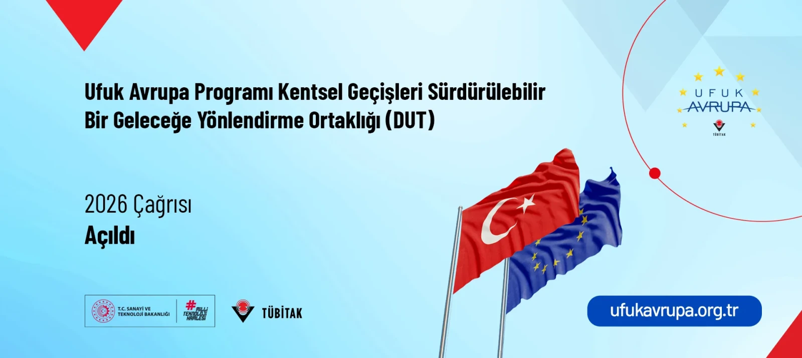 Ufuk Avrupa Programı Kentsel Geçişleri Sürdürülebilir Bir Geleceğe Yönlendirme Ortaklığı (DUT) 2026 Çağrısı Açıldı